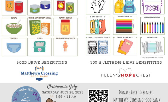 Drop off donations July 26th at BeanChain Coffee or give online to support AZ families in need.